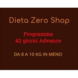 Dieta Zero Programma Advanced 42 giorni