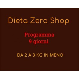 Kit Dieta Zero: programma 9 giorni