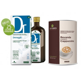 Kit Bevanda al Cappuccino 300 g + Drenaggio 500 ml